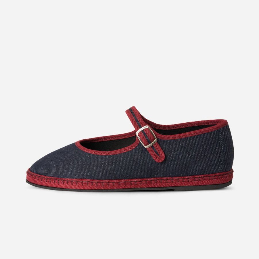 Classics Piedaterre Venezia | Mary Jane - Blu Bordeaux - Denim